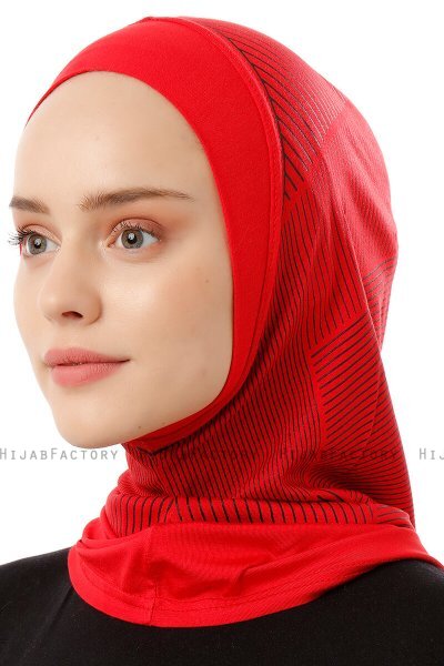 Wind Plain - Hijab Al Amira One-Piece Rouge