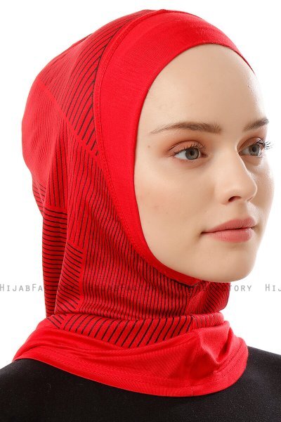 Wind Plain - Hijab Al Amira One-Piece Rouge