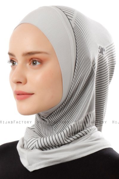 Wind Plain - Hijab Al Amira One-Piece Gris Clair
