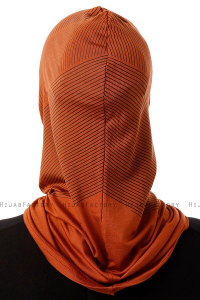 Wind Plain - Hijab Al Amira One-Piece Rouge Brique