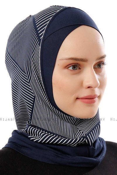 Wind Cross - Hijab Al Amira One-Piece Bleu Marin