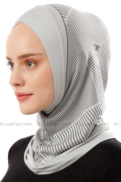 Wind Cross - Hijab Al Amira One-Piece Gris Clair