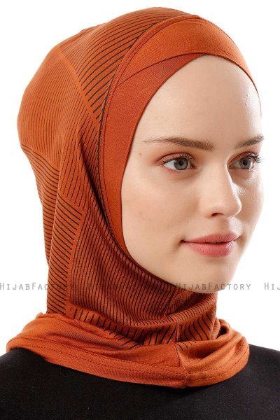 Wind Cross - Hijab Al Amira One-Piece Rouge Brique