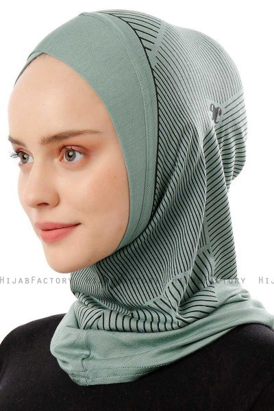 Wind Cross- Hijab Al Amira One-Piece Vert