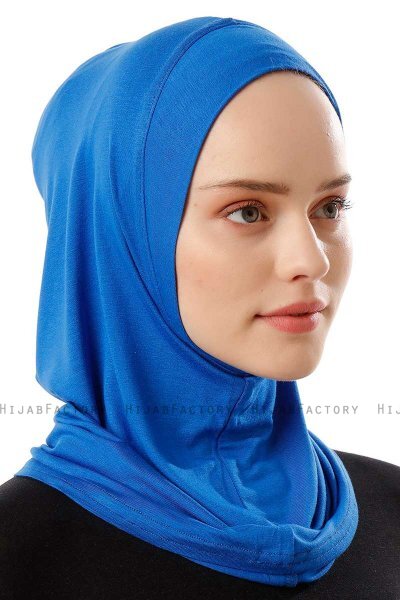 Logo Plain - Hijab Al Amira One-Piece Bleu