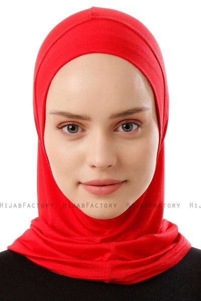 Logo Plain - Hijab Al Amira One-Piece Rouge