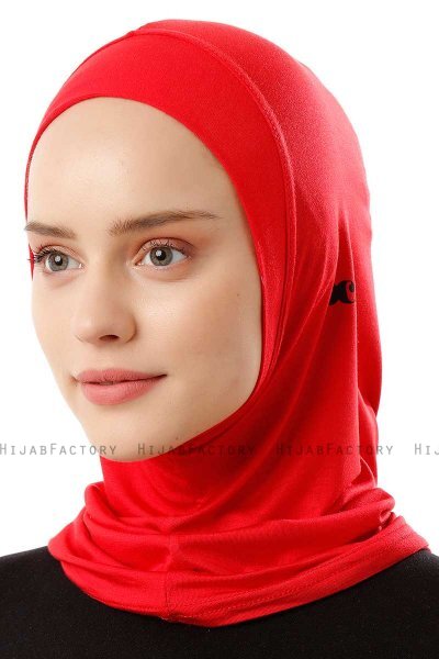 Logo Plain - Hijab Al Amira One-Piece Rouge