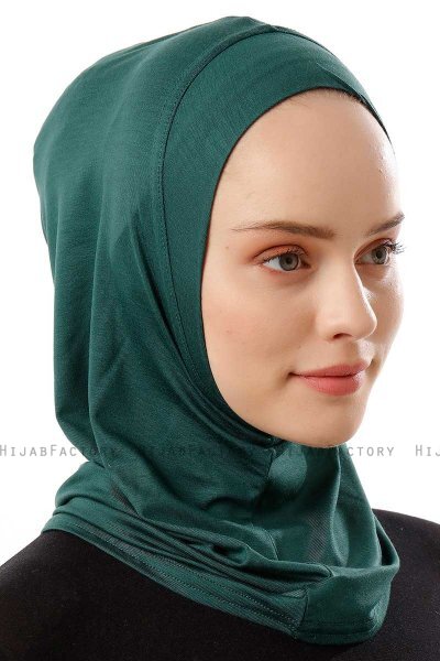 Logo Plain - Hijab Al Amira One-Piece Vert Foncé