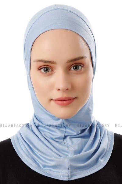Logo Plain - Hijab Al Amira One-Piece Bleu Clair