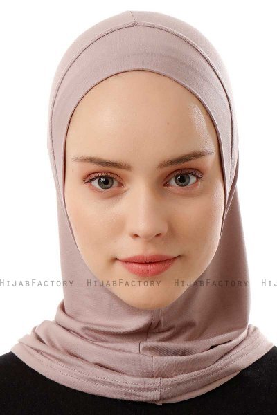 Logo Plain - Hijab Al Amira One-Piece Gris Pierre