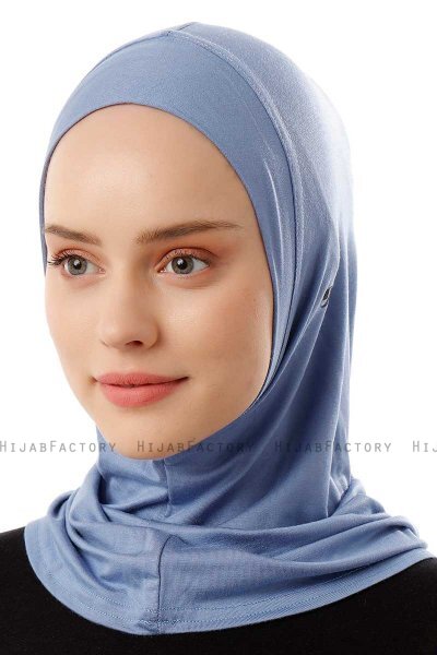Logo Plain - Hijab Al Amira One-Piece Indigo
