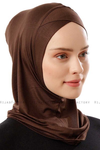 Logo Cross - Hijab Al Amira One-Piece Marron