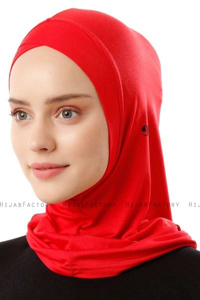 Logo Cross - Hijab Al Amira One-Piece Rouge