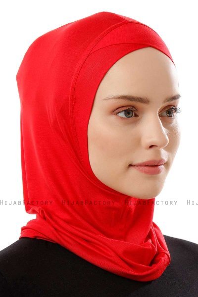 Logo Cross - Hijab Al Amira One-Piece Rouge