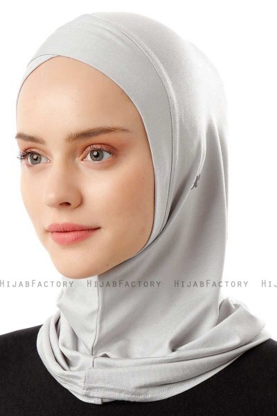 Logo Cross - Hijab Al Amira One-Piece Gris Clair