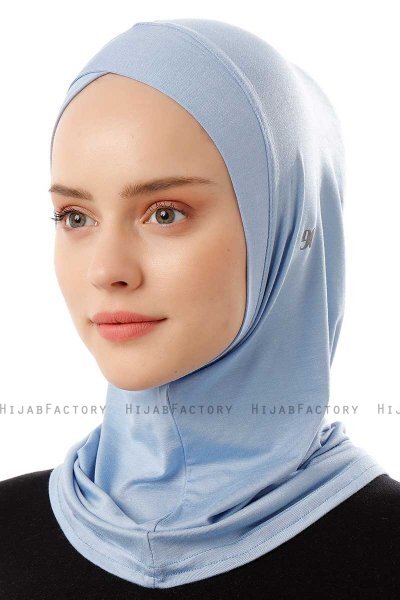 Logo Cross - Hijab Al Amira One-Piece Bleu Clair