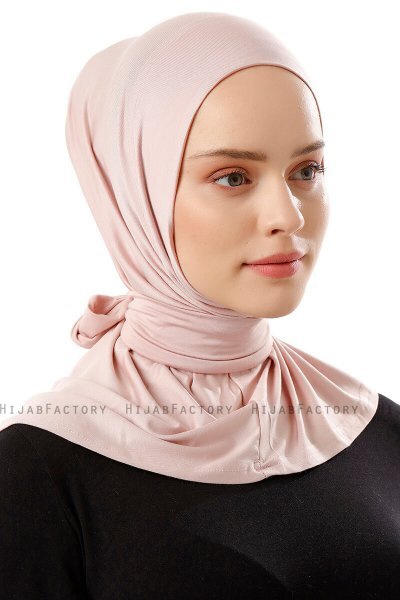 Sportif Plain - Hijab Pratique Viscose Vieux Rose