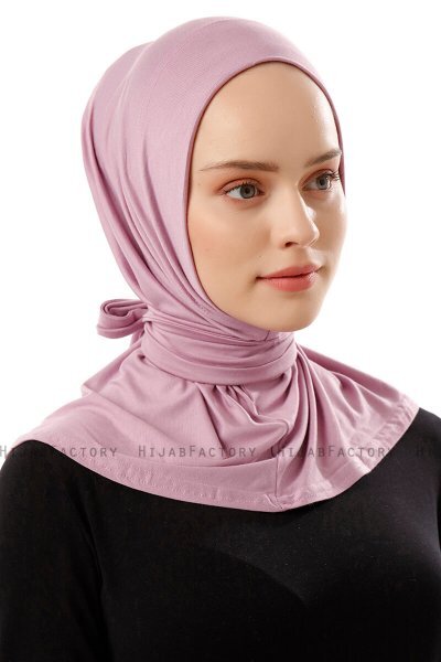 Sportif Plain - Hijab Pratique Viscose Violet