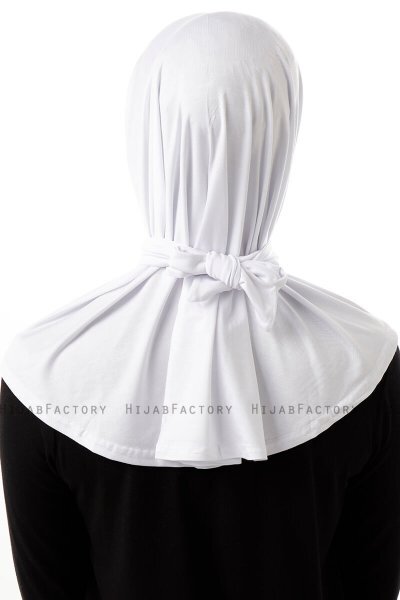 Sportif Cross - Hijab Pratique Viscose Blanc