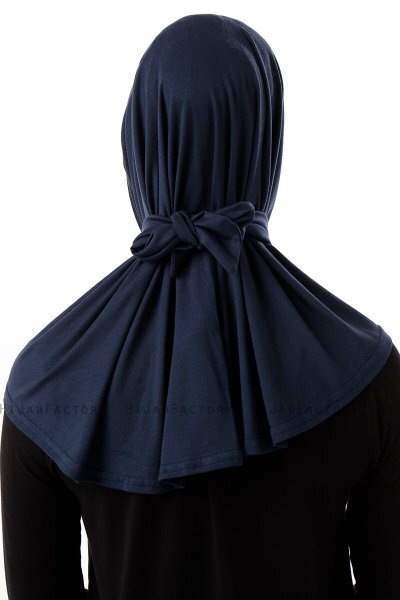 Sportif Cross - Hijab Pratique Viscose Bleu Marin