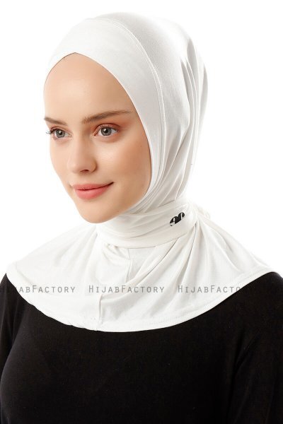 Sportif Cross - Hijab Pratique Viscose Creme