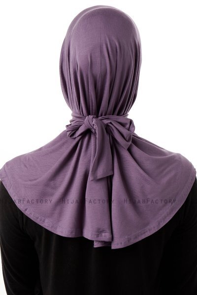 Sportif Cross - Hijab Pratique Viscose Violet Foncé
