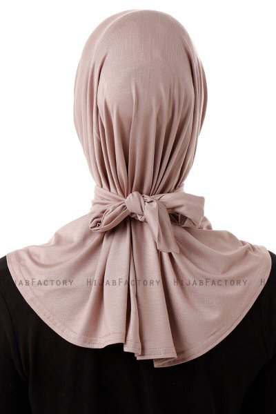 Sportif Cross - Hijab Pratique Viscose Gris Pierre