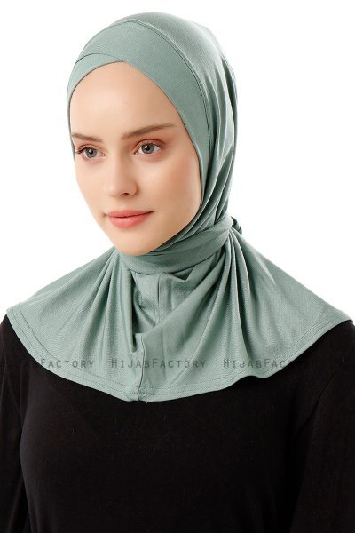 Sportif Cross - Hijab Pratique Viscose Vert