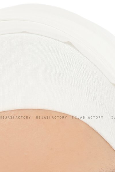 Alara Plain - Hijab Chiffon One Piece Crème