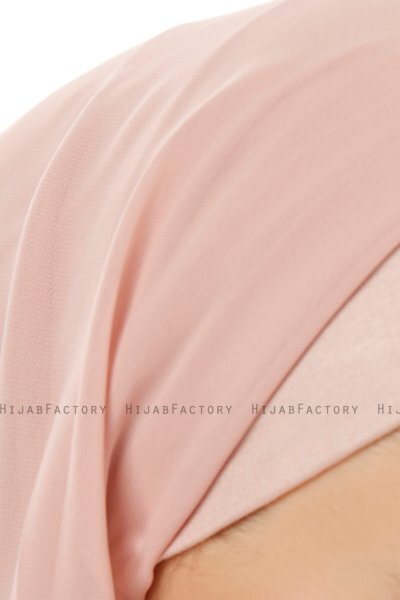Alara Plain - Hijab Chiffon One Piece Vieux Rose