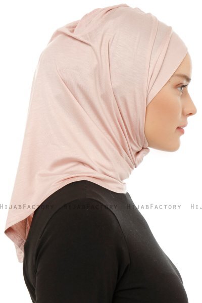 Isra Plain - Hijab One-Piece Viscose Vieux Rose