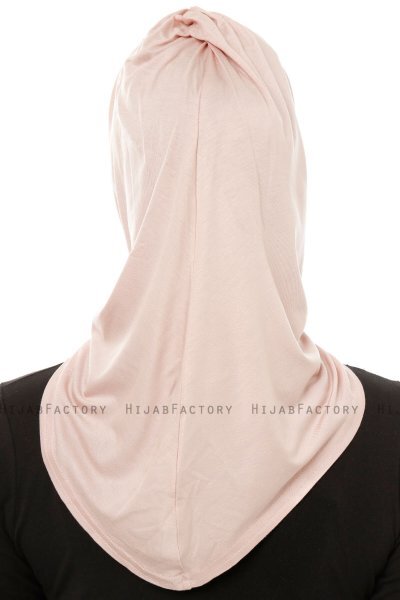 Isra Plain - Hijab One-Piece Viscose Vieux Rose
