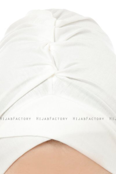 Isra Cross - Hijab One-Piece Viscose Crème