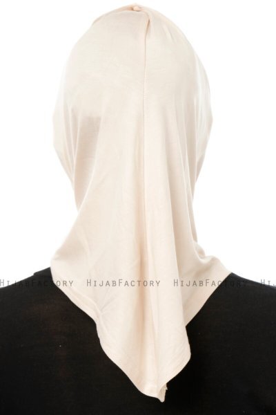 Isra Cross - Hijab One-Piece Viscose Beige