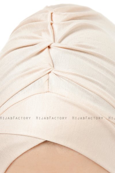 Isra Cross - Hijab One-Piece Viscose Beige