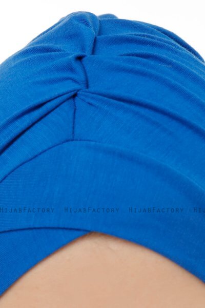 Isra Cross - Hijab One-Piece Viscose Bleu