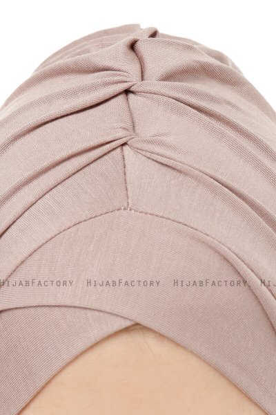 Isra Cross - Hijab One-Piece Viscose Gris Pierre