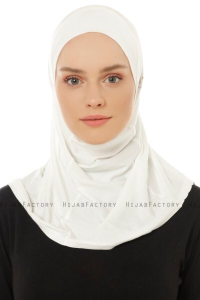 Hanfendy Plain Logo - Hijab One-Piece Crème