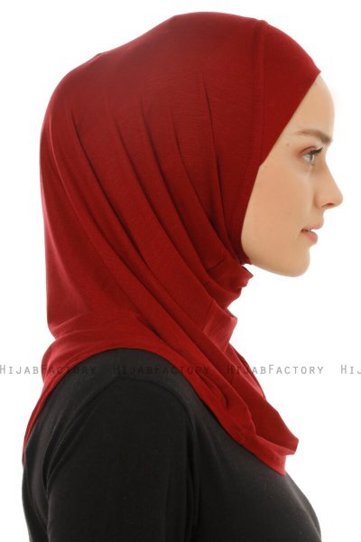 Hanfendy Plain Logo - Hijab One-Piece Bordeaux