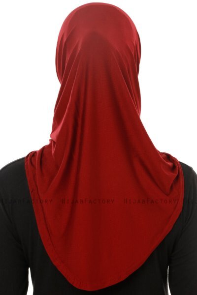 Hanfendy Plain Logo - Hijab One-Piece Bordeaux