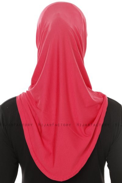 Hanfendy Plain Logo - Hijab One-Piece Fuchsia
