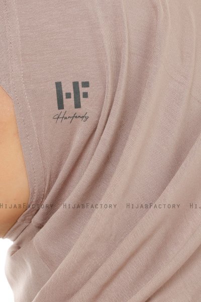 Hanfendy Plain Logo - Hijab One-Piece Gris Pierre