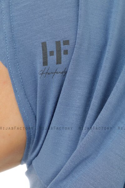 Hanfendy Plain Logo - Hijab One-Piece Indigo