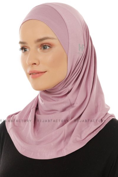 Hanfendy Plain Logo - Hijab One-Piece Violet