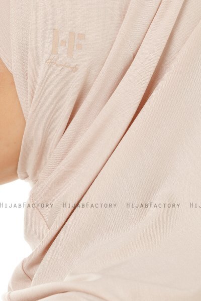 Hanfendy Plain Logo - Hijab One-Piece Poudre