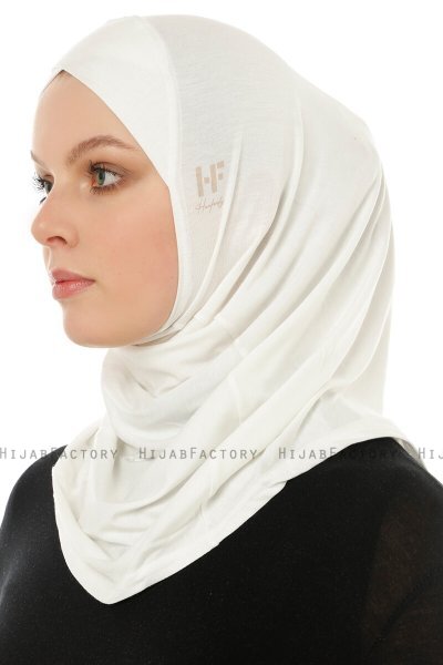 Hanfendy Cross Logo - Hijab One-Piece Crème