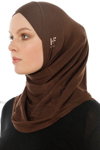 Hanfendy Cross Logo - Hijab One-Piece Marron