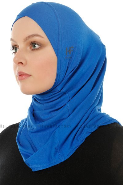 Hanfendy Cross Logo - Hijab One-Piece Bleu