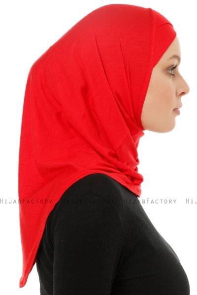 Hanfendy Cross Logo - Hijab One-Piece Rouge