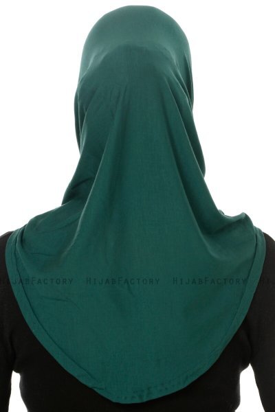 Hanfendy Cross Logo - Hijab One-Piece Vert Foncé